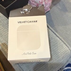 BNIB Velvet Caviar White AirPods Case